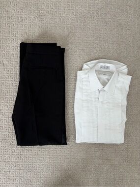 Black Men's Dress Pants - Classic Tailored Formal Trousers